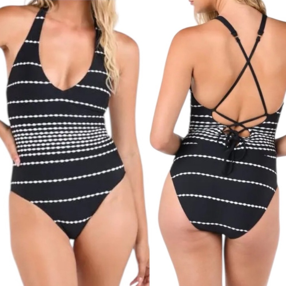 LA BLANCA City Lights One Piece Swimsuit! Retail 130.
